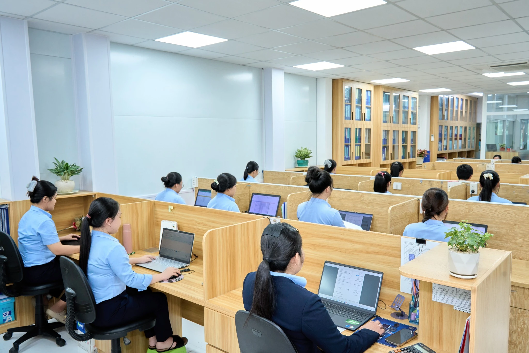 Nhân sự và bảng lương – đội ngũ Tri Thức Việt tại văn phòng